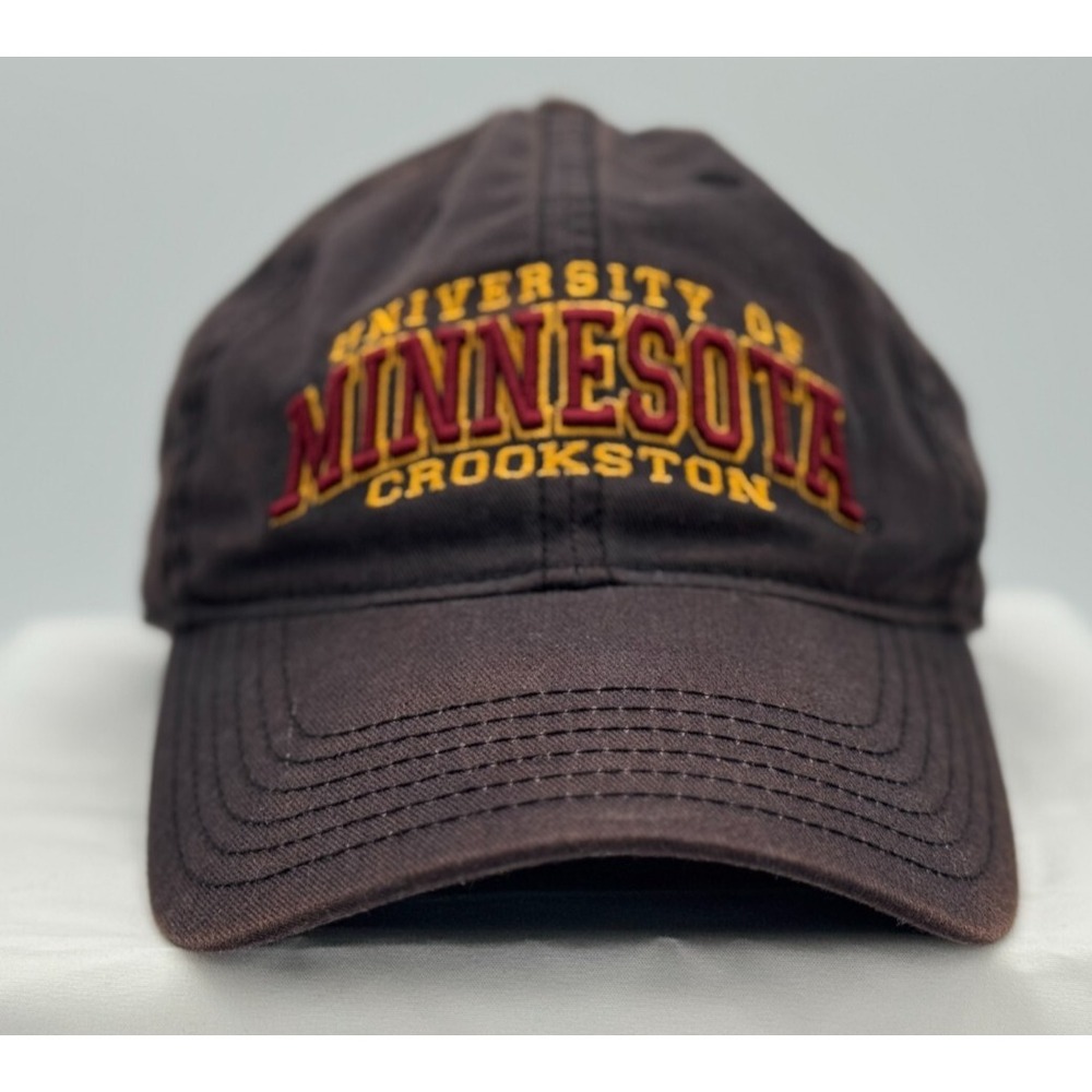 University of Minnesota Crookston Legacy Black Adjustable Cap - Good Condition
